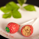 strawberry cake pops