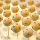 Leopard cake pops