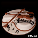 gâteau violon