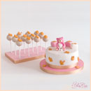 Gâteau et cake pops pour baby shower